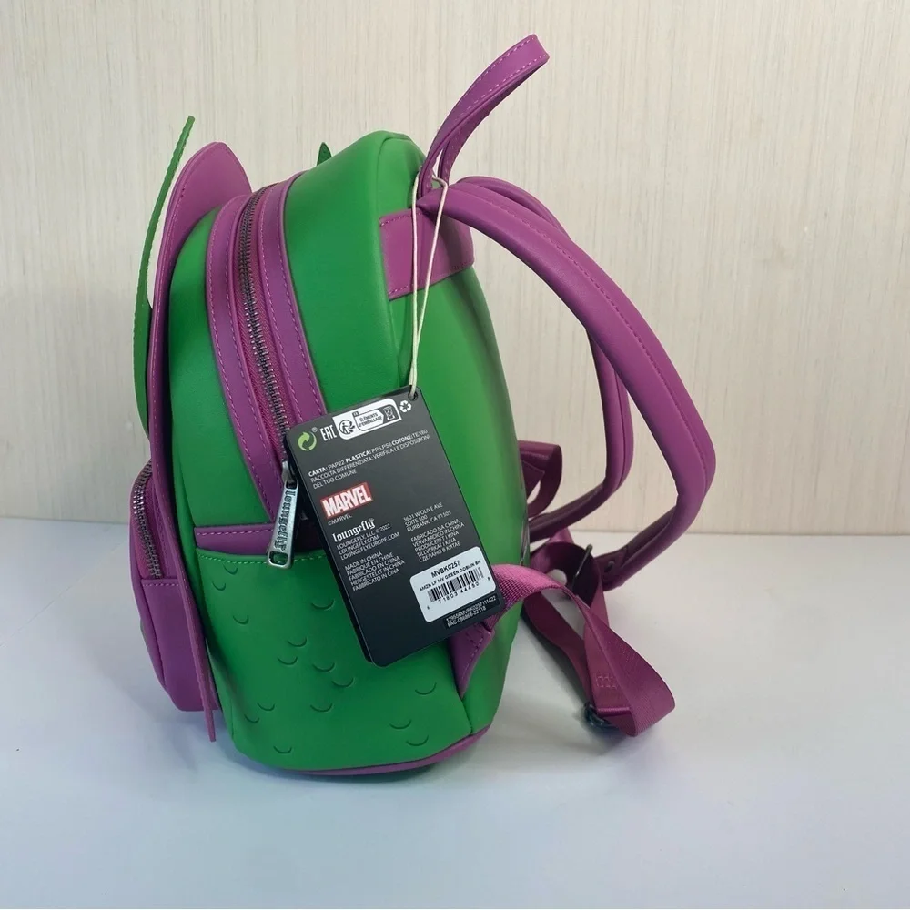 NWT Loungefly Marvel: Green Goblin Cosplay Backpack